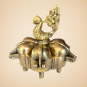 Brass Kanakavati Peacock Design - Kanasu Artifacts