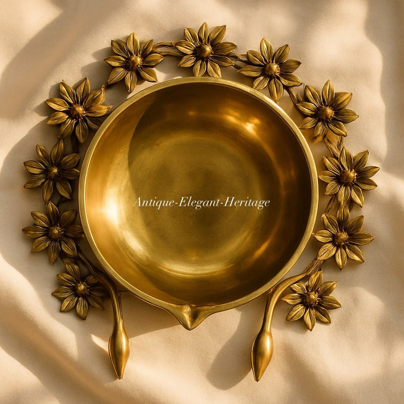 Brass Urli - 8" - Kanasu Artifacts