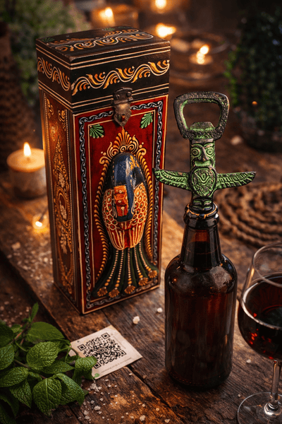 Wine Box Peacock - Kanasu Artifacts